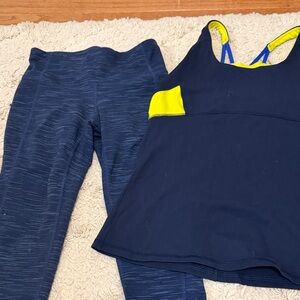 Athleta leggings and tank top